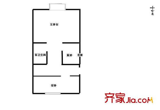 里仁東街戶(hù)型圖戶(hù)型圖 2室1廳1衛(wèi)1廚