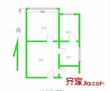 马家堡67号院户型图户型图 1室1厅1卫1厨