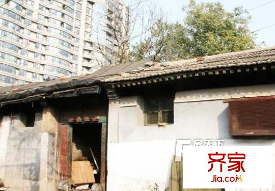 鐵門胡同外景圖