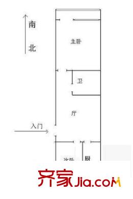 朝陽庵小區(qū)戶型圖戶型圖 2室1廳1衛(wèi)1廚