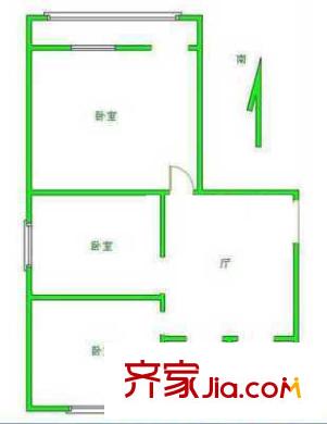 马家堡33号院户型图户型图 3室1厅1卫1厨