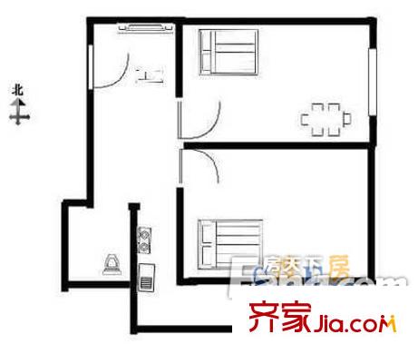 后圓恩寺胡同戶型圖戶型圖 