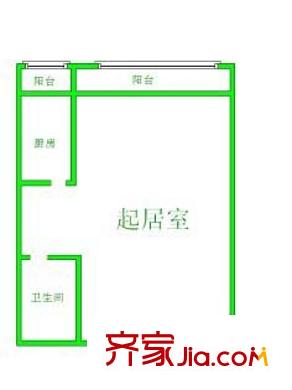 白廣路二條戶型圖戶型圖 1室1衛(wèi)1廚