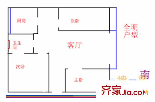北京 永顺东里 户型图