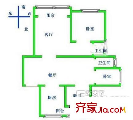 果园西里甲区户型图户型图