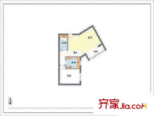 通州北苑15号院 0室 户型图
