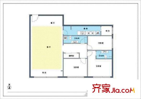 通州北苑15号院 0室 户型图