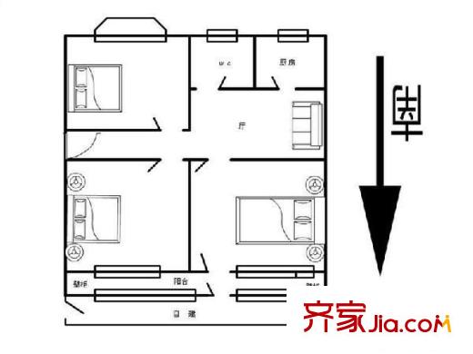 中日樱花园 户型图
