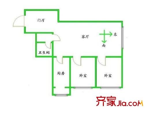 富丽小区户型图 户型图
