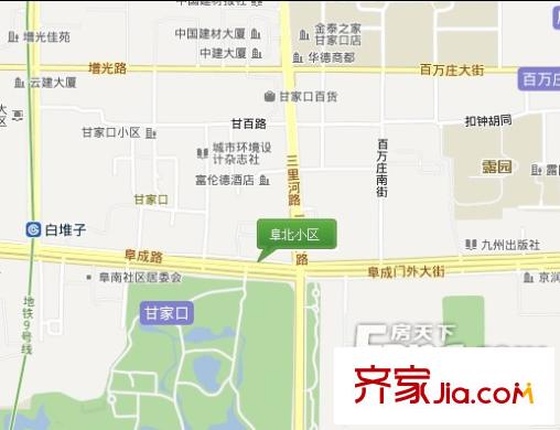 阜北小區(qū)交通圖4