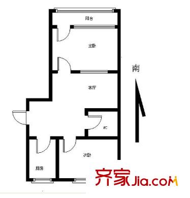 砂轮厂小区 0室 户型图