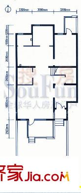 西山美墅馆户型图L1-2101户型 2室2厅2卫1厨