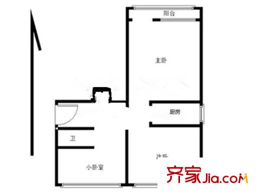 万寿路1号院 3室 户型图