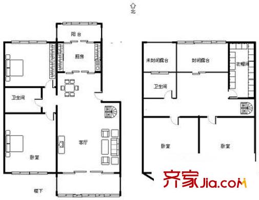 北京望兴居户型图