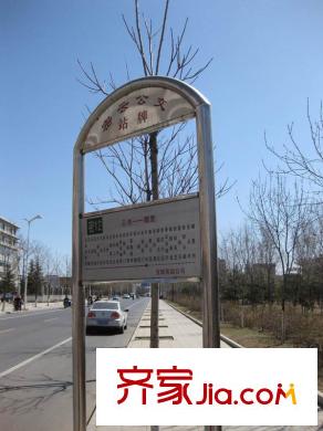 新景别墅配套图周边公交站牌