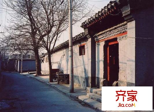 教子胡同外景圖 