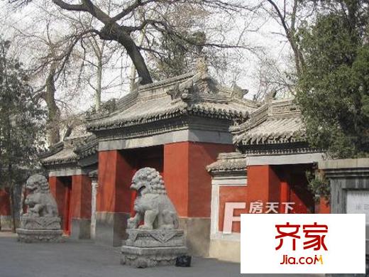 教子胡同外景圖 