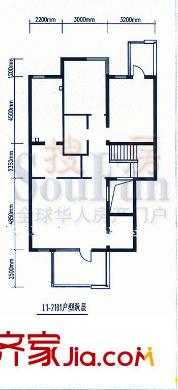 西山美墅馆户型图L1-2101户型 2室1厅1卫1厨