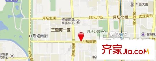 月壇南街37號(hào)院交通圖