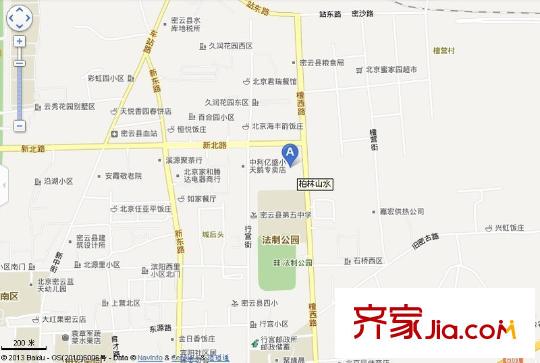 柏林山水别墅交通图