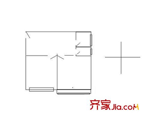 蒲安东里户型图户型图 2室1厅1卫1厨