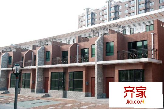 柏林山水别墅实景图联排外立面外景图2009.7