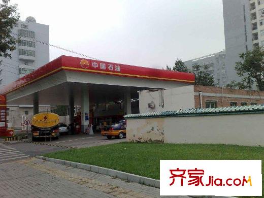 北影小区配套图加油站