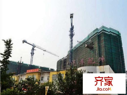 海怡庄园实景图工地2011.09