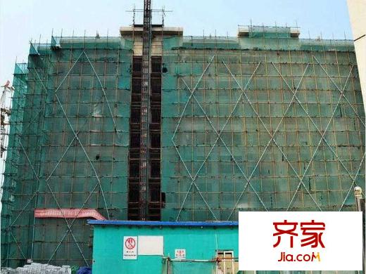 海怡庄园实景图工地2011.09