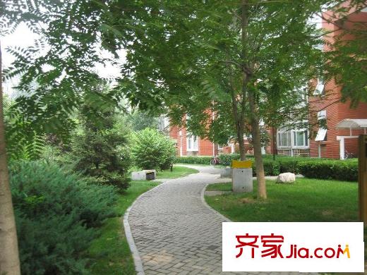 当代城市家园配套图花园小径