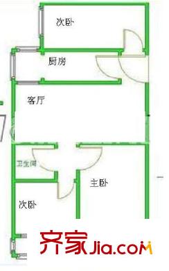 榆苑公寓 户型图