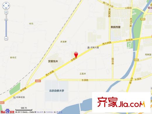 海怡庄园交通图区位