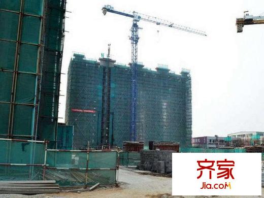 海怡庄园实景图工地2011.09