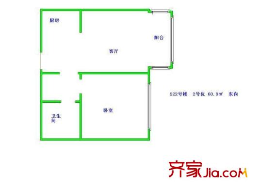大西洋新城E区 户型图