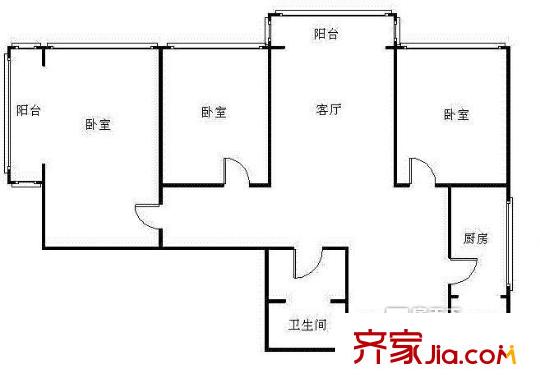 迎曦园01-12户型图