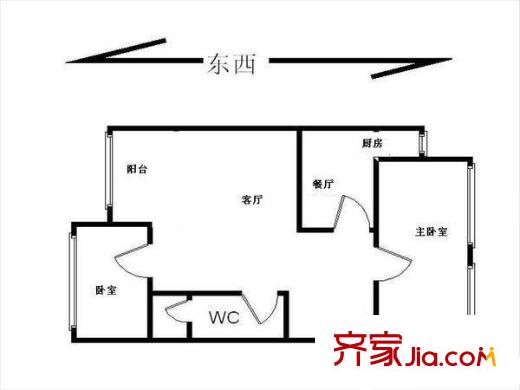 海淀南路24号院 2室1厅1厨1卫
