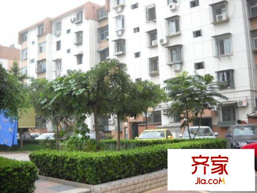 平乐园小区外景图绿化图