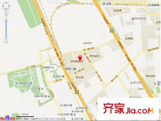 领秀新硅谷交通图