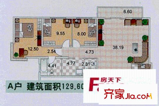 盛鑫嘉园户型图户型图 3室2厅