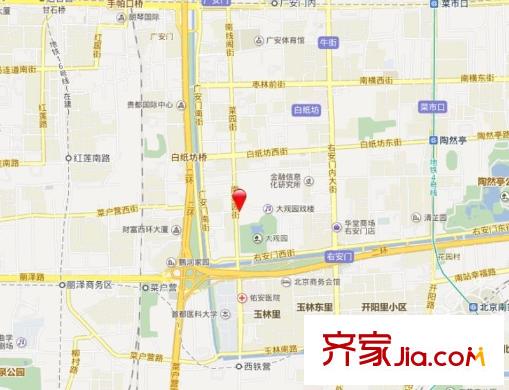右安門內(nèi)西街交通圖