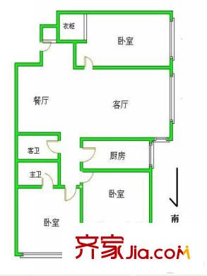 大西洋新城E区 户型图