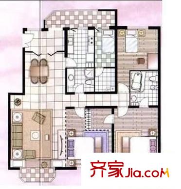 大西洋新城E区 户型图