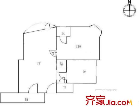 辛勤胡同戶型圖戶型圖 