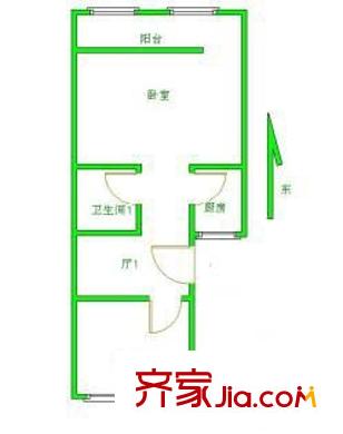 辛勤胡同戶型圖