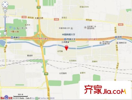 中建玲珑山交通图电子地图