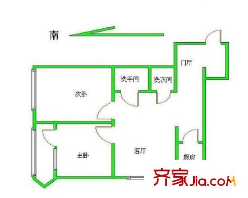 花家地西里一区 户型图