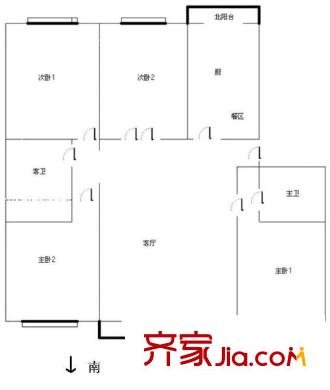 行宫南区 户型图