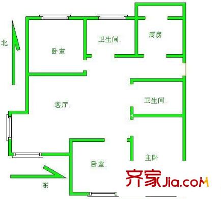 康营家园 户型图