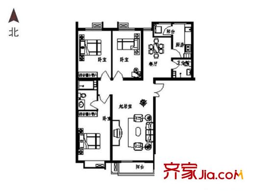 华龙美树 户型图
