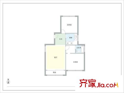 龍澤苑西區(qū) 戶型圖